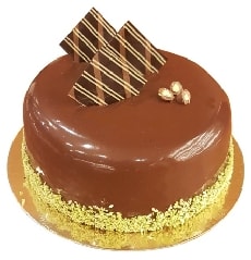 Pratik ve Şık: 2-3 Kişilik Sade Çikolatalı Pasta