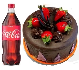 Yuvarlak Çikolatalı Pasta Sevdiklerinize